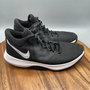 Nike Air Precision II NBK Shoes Mens Size 9 Black Running Basketball Comfort Gym